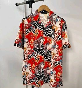 SHEIN ROYALTY CHAIN S/S BEACHPOLO