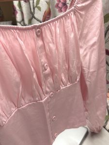 Pink Puff Sleeve Blouse 🎀