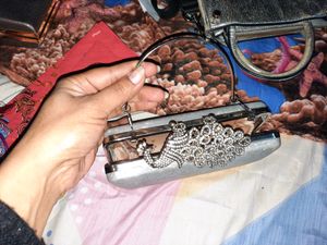 Silver Clutch