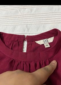 AND maroon Top