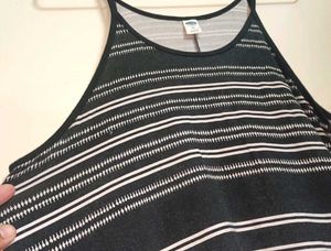 SALE - Striped Slip On Tank Dress