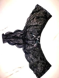 Black Lace Thong
