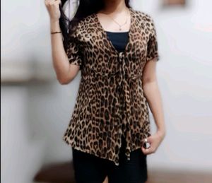 Leopard Print Top