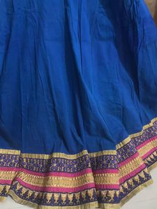 Elegant Blue Embroidered Kurta