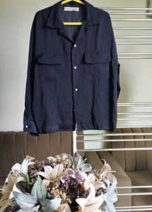 PLAYGROUND Navy Button-Down Shirt