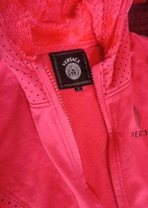 Versace Pink Hoodie Jacket