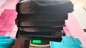 Heavy Beautiful Black And Gray 8pc Sofa Cover