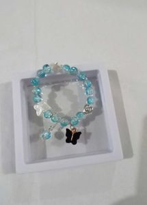 Butterfly Charm Bracelet ,Comes With A Box