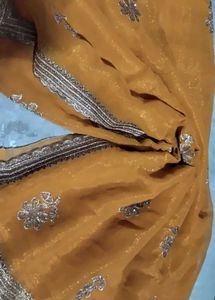 Saree With Blouse One Time Used For Photos Only