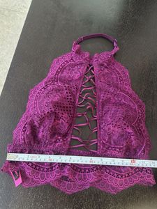 Purple Lace Bralette