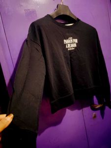 Black  Sweatshirts For Girls