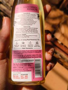 Soulflower Rosemary Lavender Hair Oil(Only Cash)