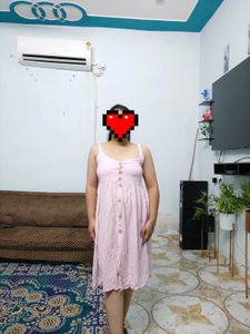 Pink Striped Sundress