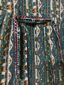 Boho Print Midi Dress