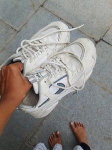 White Leather Sneakers