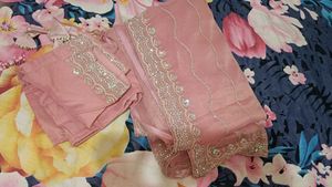 Jimmi Choo Saree With Stitched Blouse