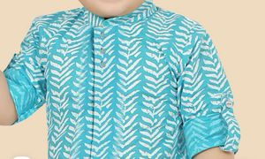 Boy's Printed Kurta Shirt
