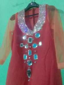 Traditional Mirror Work Suit...!!!!!!