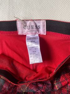 Guess Red Plaid Briefs