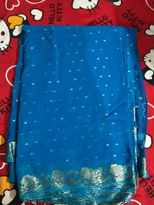 Elegant Blue Saree