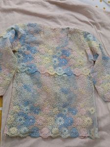 Floral Lace Blouse Top