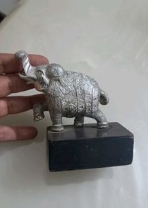 Vintage Silver Elephant Figurine