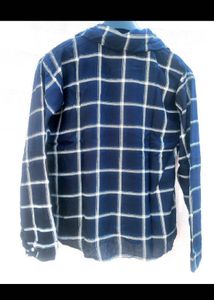 Blue Plaid Flannel Shirt
