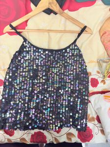 Sparkly Sequin Cami Top