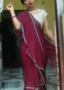 Used Ruffle Saree