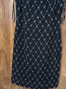 30-32..non stretchable..Elegant Black Dress