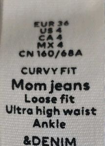 Ripped Light Wash Mom Jeans