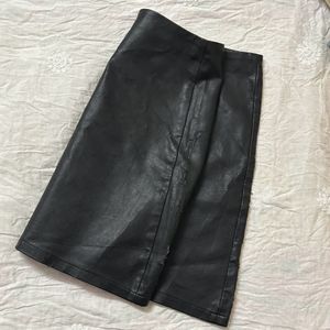 Black Leather Skirt