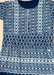Summer Spl. Chikankari Kurti Top
