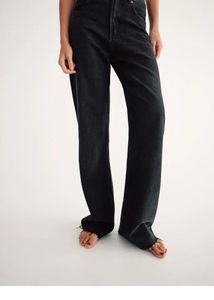 ZARA WIDE LEG JEANS