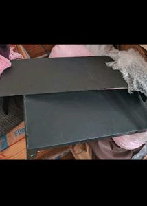 Set of 2 Wall Mount Metal U Shape Book/DVD Shelf