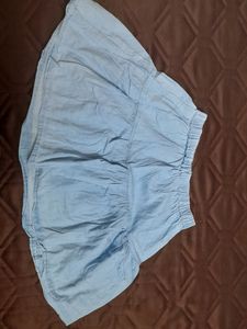 Blue Mini Skirt