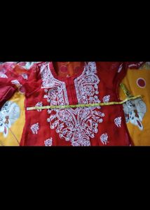 Chikankari Kurta With Inner