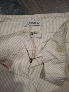 Striped Capri Shorts