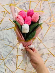 Crochet Tulip Bouquet