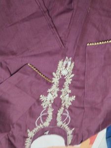 Embroidered Kurta with bottom Ethical wearing