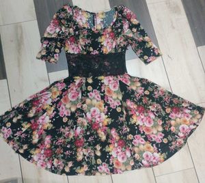 Floral Print Mini Dress