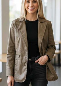 new dark olive winter jacket large size