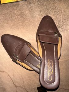 Brown Fashion Slippers