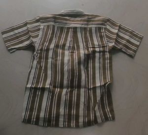 Zara Striped Short Sleeve Shirt
