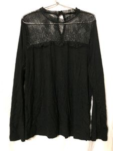 Black Long Sleeve Top