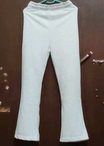 White Flare Sweatpants