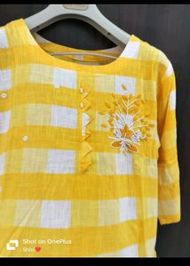 Yellow Kurta And Pant