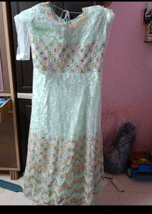 lite  blue gown for all ocation.