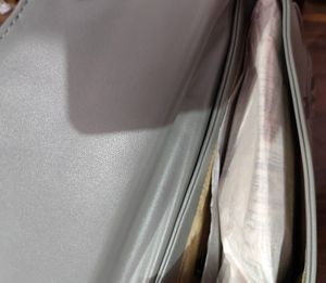 Iykyk Grey Metal Detail Shoulder Bag