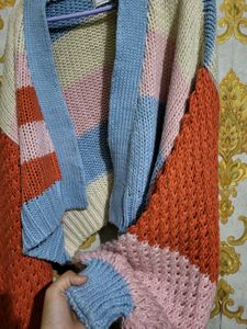 Crochet Knit Cardigan